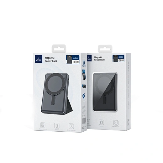 WiWU 10000MAh Magnetic Charging Power Bank with Stand JC-20