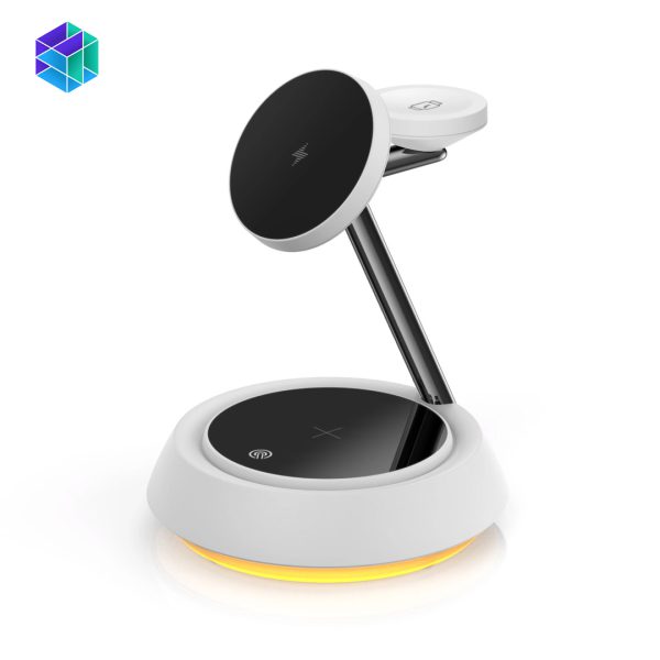 شارژر وایرلس مگنتی استند سه کاره ویوو مدل Wi-W002